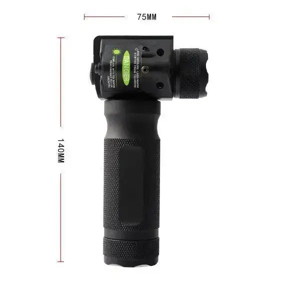 3-In-1 Tactical Foregrip with Flash Light & Green Laser - ArrowOptic