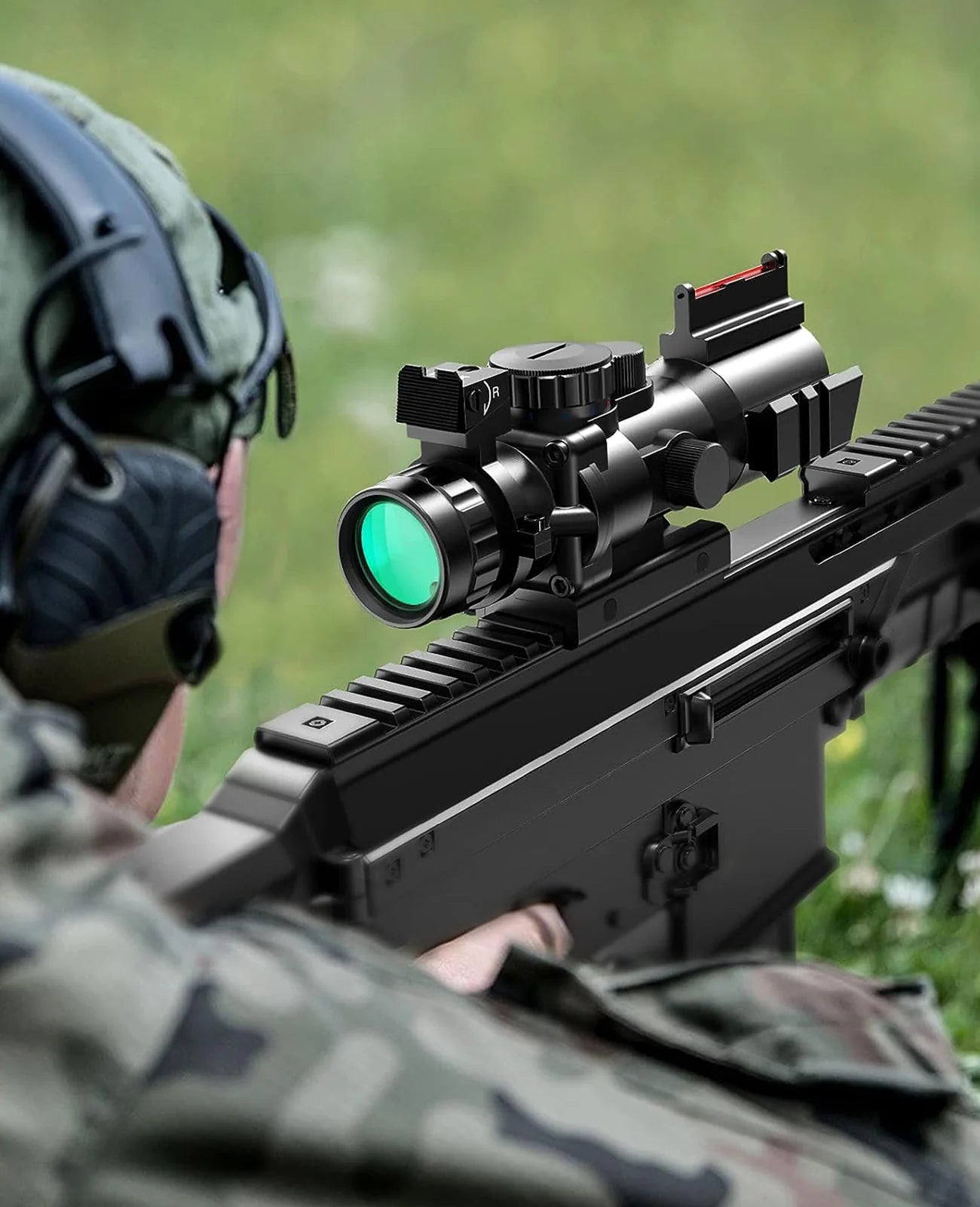 Тактический прицел ArrowOptic® 4x32 с волоконной оптикой