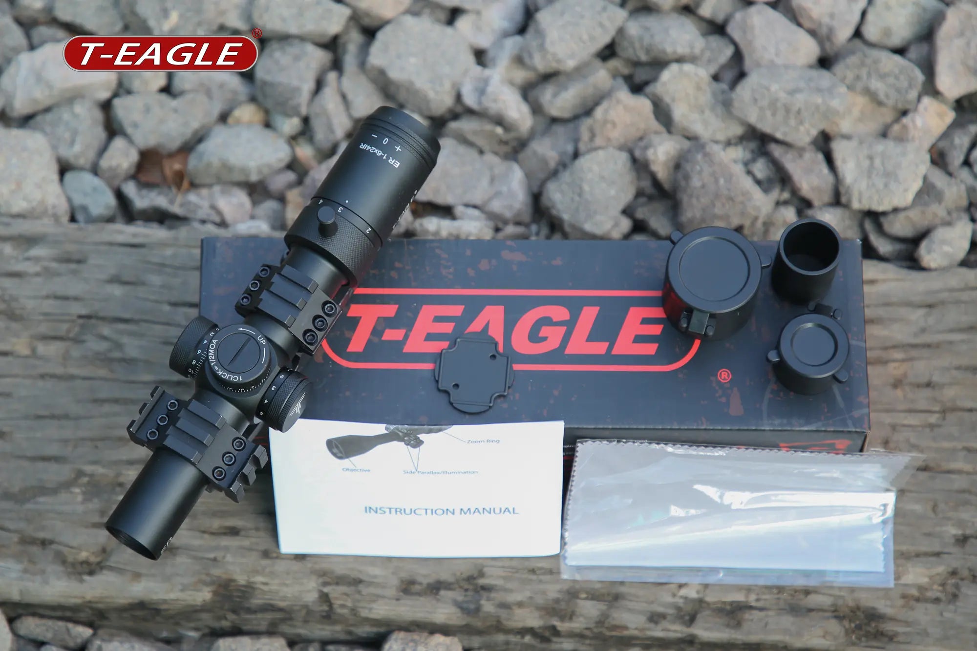 T-Eagle Tactic Riflescope ER 1-6×24 IR SFP 1/2 MOA