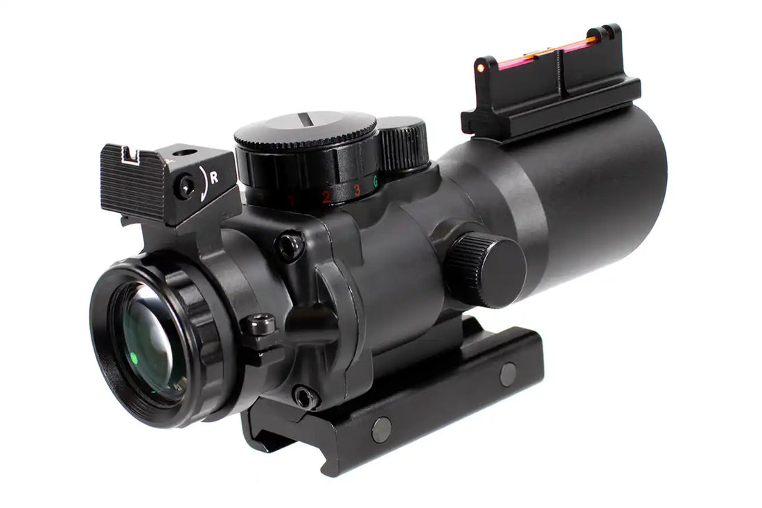 ArrowOptic® 4x32 Tactical Rifle Scope with Fiber Optics