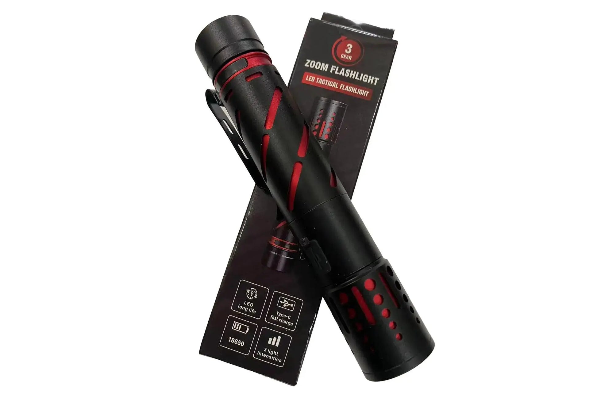 Tactical Flashlight H-S50 - ArrowOptic