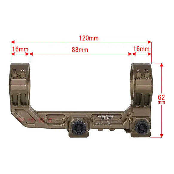 SIG SAUER ALPHA 4 Ultralight Mount 1.2 inch (30 mm)