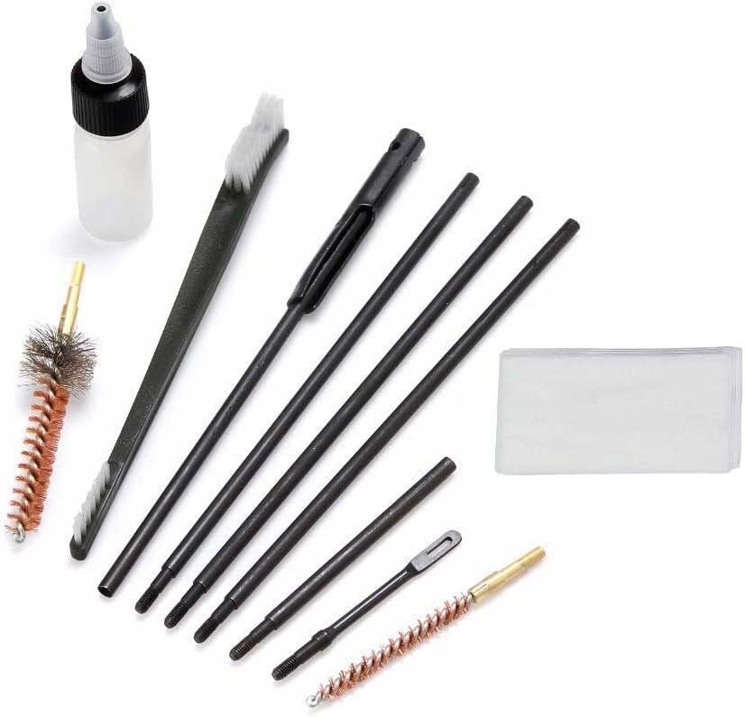 Compact Rifle Gun Cleaning Kit for .22 .223Cal 5.56mm .22LR - ArrowOptic