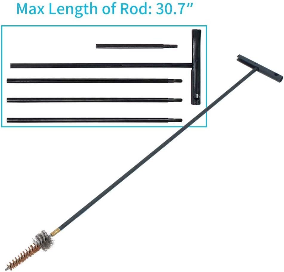 Compact Rifle Gun Cleaning Kit for .22 .223Cal 5.56mm .22LR - ArrowOptic