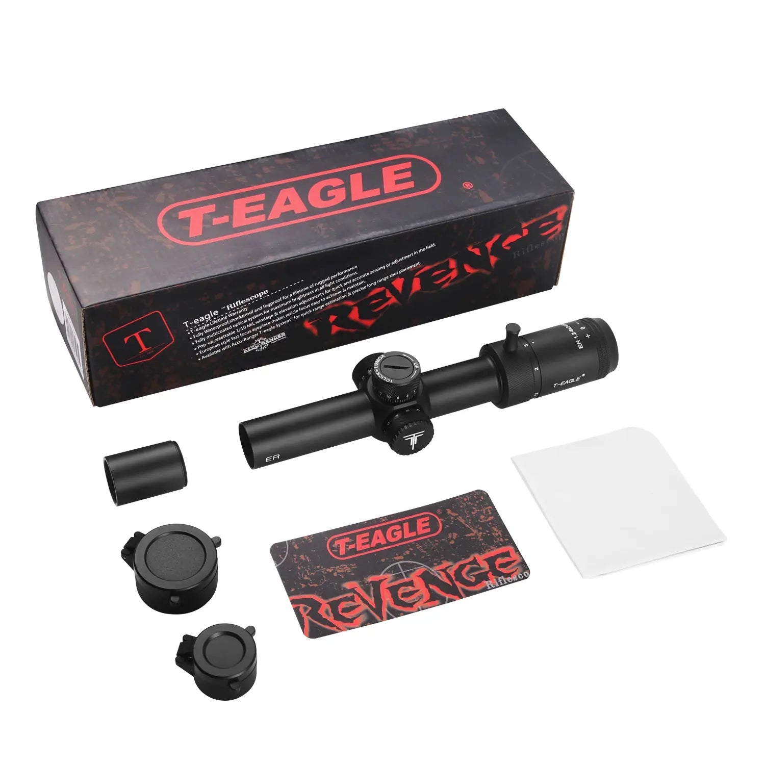 T - Eagle Tactic Riflescope ER 1 - 6×24 IR SFP 1/2 MOA - ArrowOptic