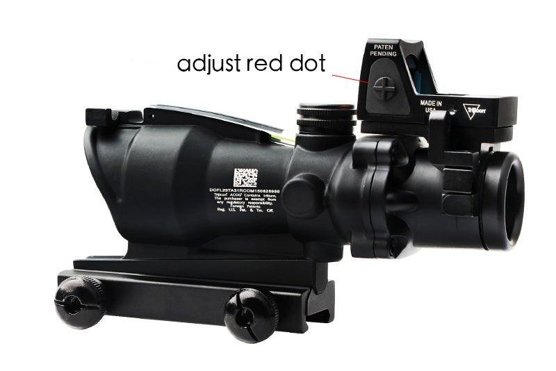 Trijicon acog 4x32 illuminated riflescope - ArrowOptic