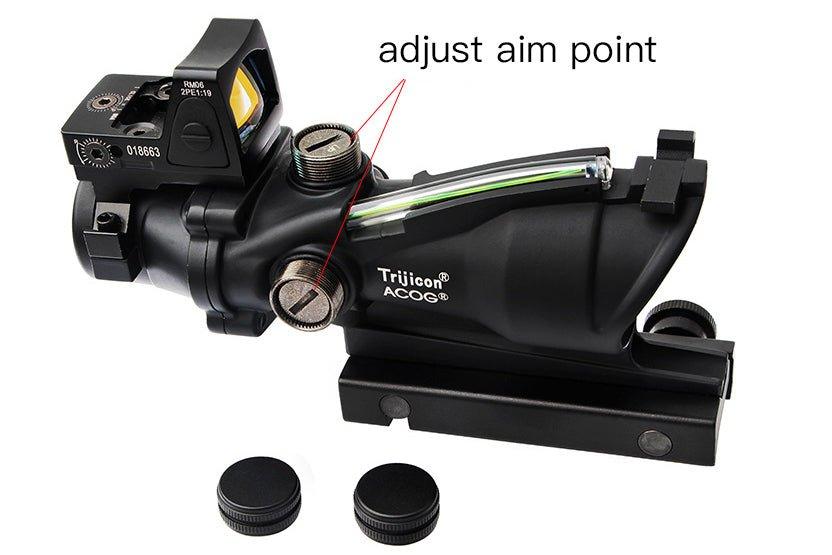 Trijicon acog 4x32 illuminated riflescope - ArrowOptic